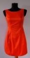 Wizytowa sukienka w kolorze pomarańczowym